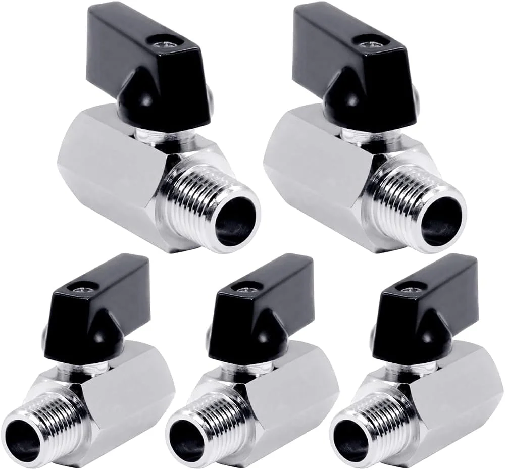 Beduan 1/4 NPT Brass Mini Ball Valve NPT