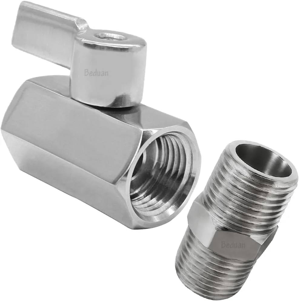 Beduan 316 Stainless Steel 1/4 NPT Shut Off