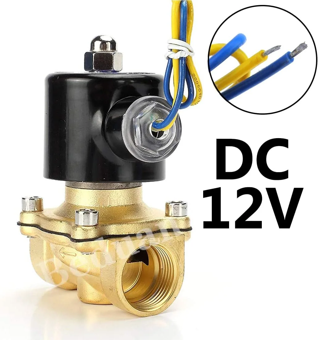 Beduan Brass Electric Solenoid Valve, 1/2