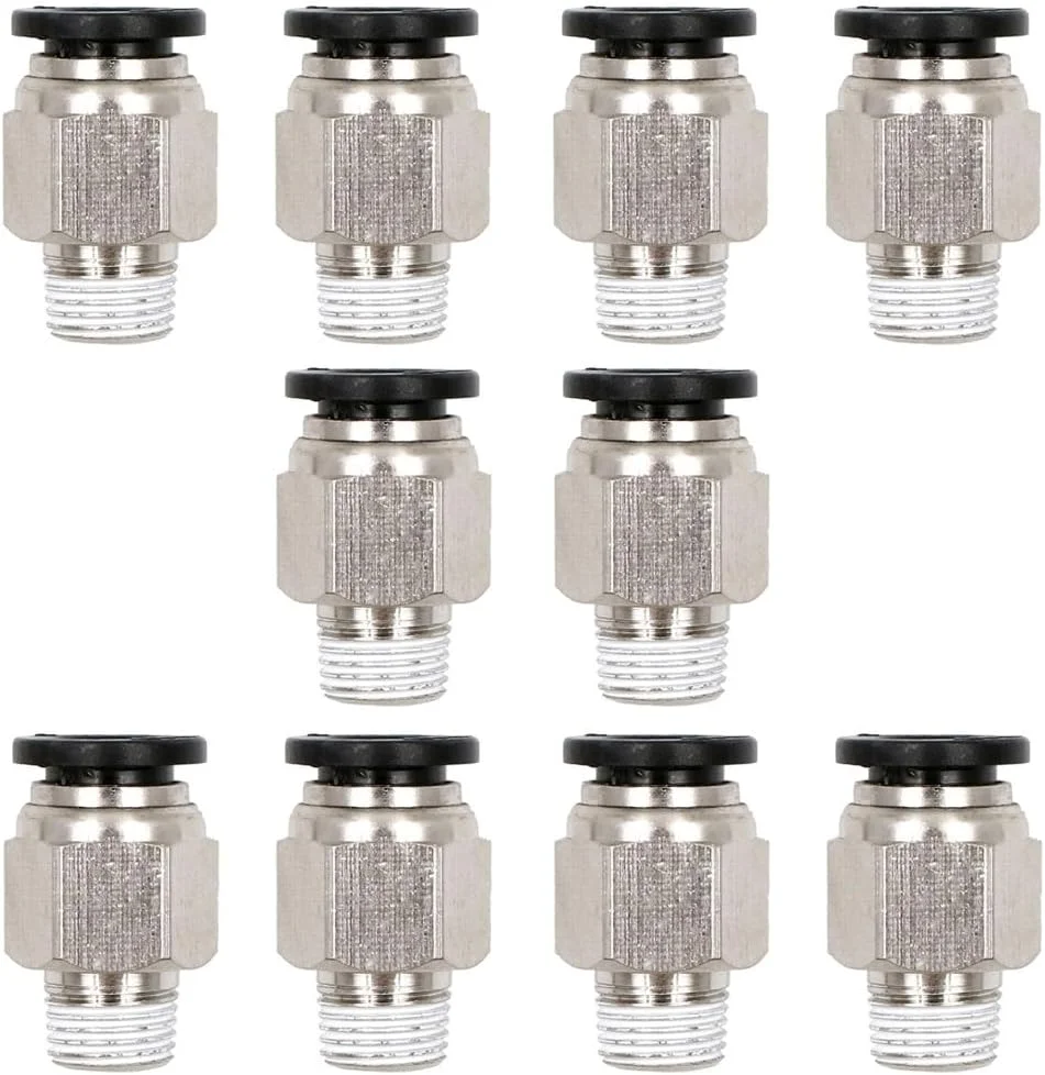 Beduan Pneumatic Push to Connect Fittings Male Straight