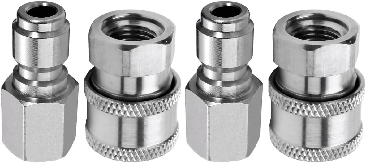 Beduan Pressure Washer Fitting Stainless Steel 3/8