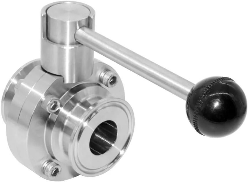 Beduan Sanitary Butterfly Tri Clamp Valve with Silicone