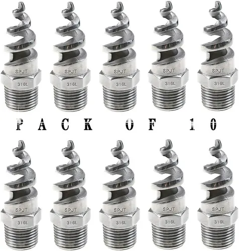 Beduan 1" Male Spiral Cone Atomization Nozzle Stainless
