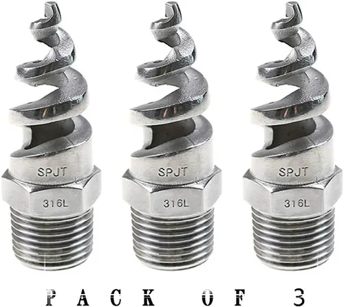 Beduan 1/2" Male Spiral Cone Atomization Nozzle Stainless