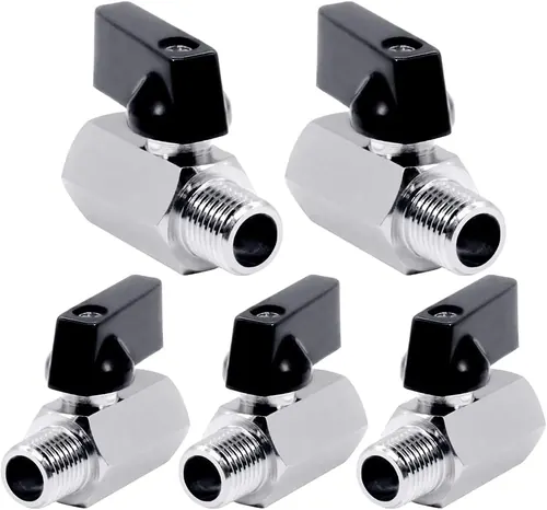 Beduan 1/4 NPT Brass Mini Ball Valve NPT