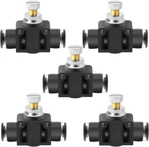 Beduan 1/4" x 1/4" Tube OD Air Flow