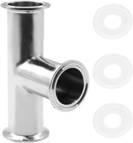 Beduan 2" Tri Clamp Tee 3 Way Stainless