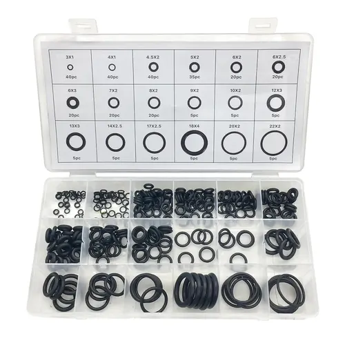 Beduan 300pcs O Rings Rubber Gasket Assortment Kit
