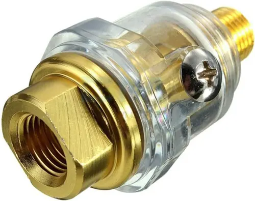 Beduan Automatic Mini In- Line Oiler, 1/4" NPT,Oil