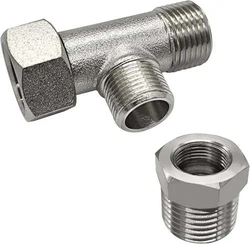 Beduan Brass Angle Stop Add-A-Tee Valve Compression Tee