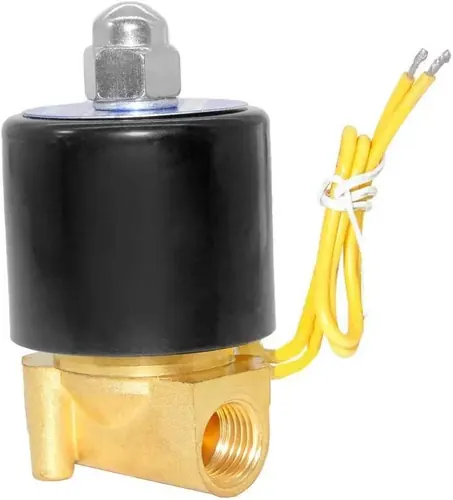 Beduan Brass Mini Electric Solenoid Valve, 12V 1/4"