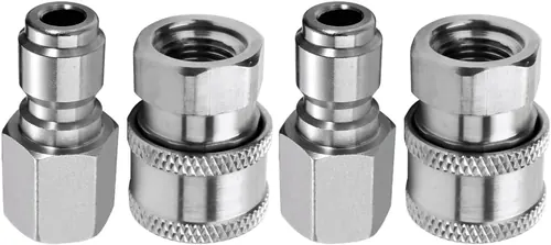 Beduan Pressure Washer Fitting Stainless Steel 3/8" NPT