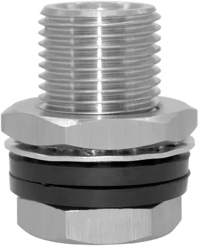 Beduan Stainless 1/8" NPT Female Bulkhead Coupler Thru-bulk