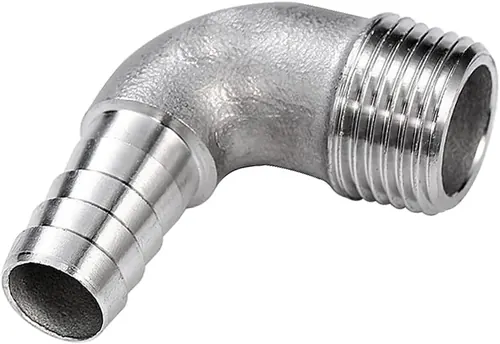 Beduan Stainless Steel Elbow 1" Hose Barb x