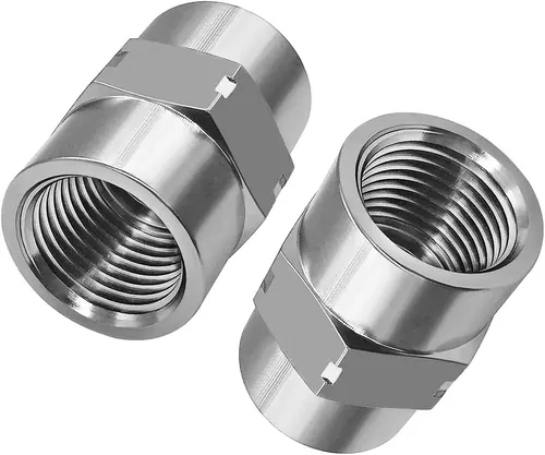 Beduan Stainless Steel Reducing Coupling Adapter 1/2" NPT