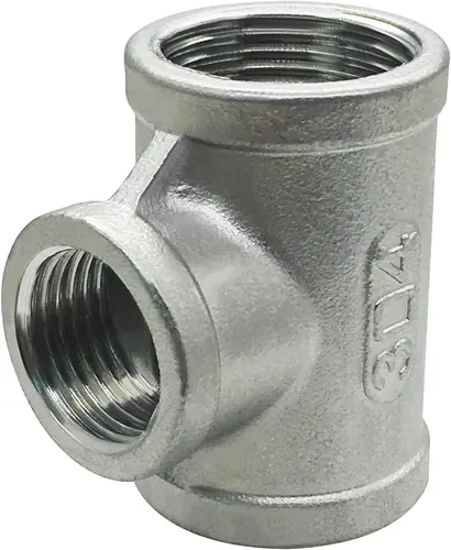 Beduan Tee Female NPT 3/4x3/4x1/2 T Shaped 3